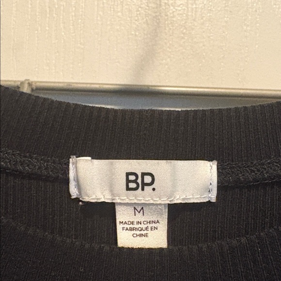 BP Black Ribbed T-Shirt Dress, sz M - like new - Picture 5 of 7